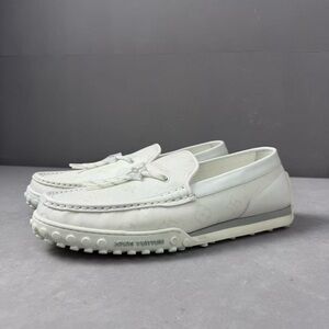 Authentic Louis Vuitton Off-White Men's Slip-On Loafers